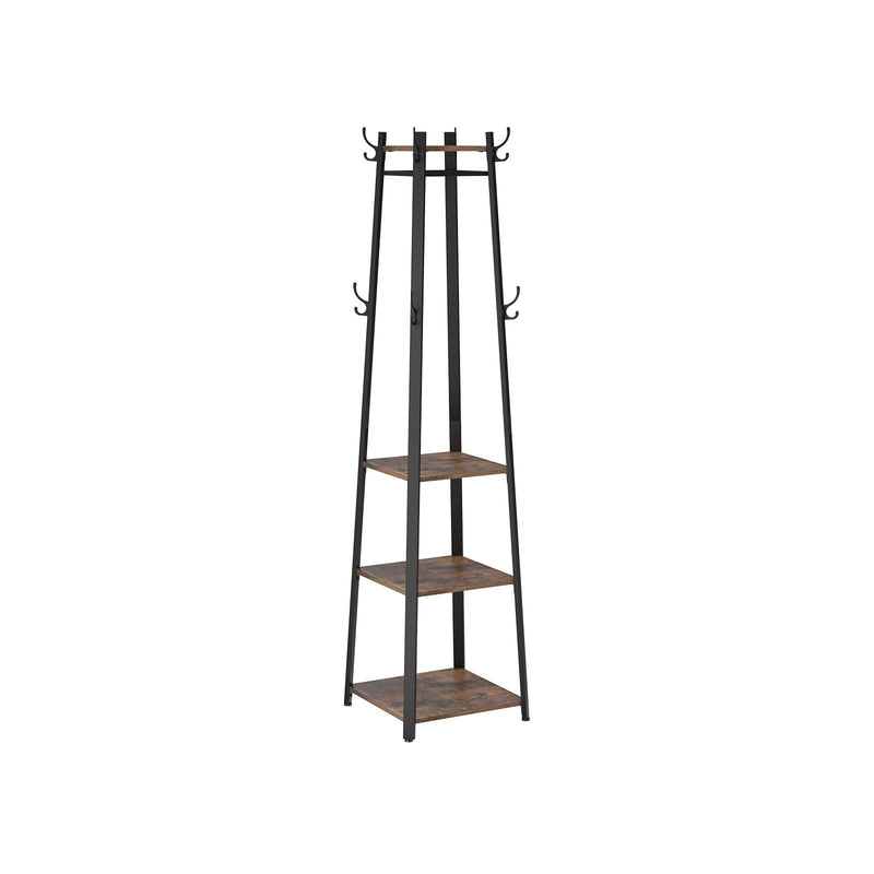 Coat Rack in Industrial Design - Coat Rack med 3 hylder - Vintage