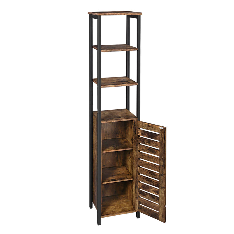 Smalt köksskåp med 3 rack - Industrial - Brown