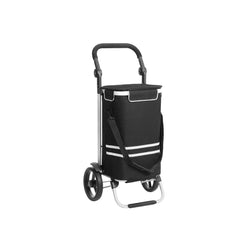 Winkelwagen - Boodschappentrolley - Trolley - 35 L - Zwart