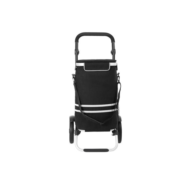 Winkelwagen - Boodschappentrolley - Trolley - 35 L - Zwart