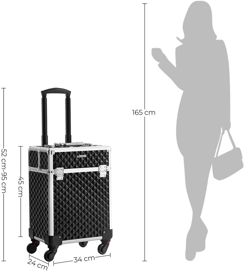 Casmetique Casme - Faire de la valise - Trolley - Black