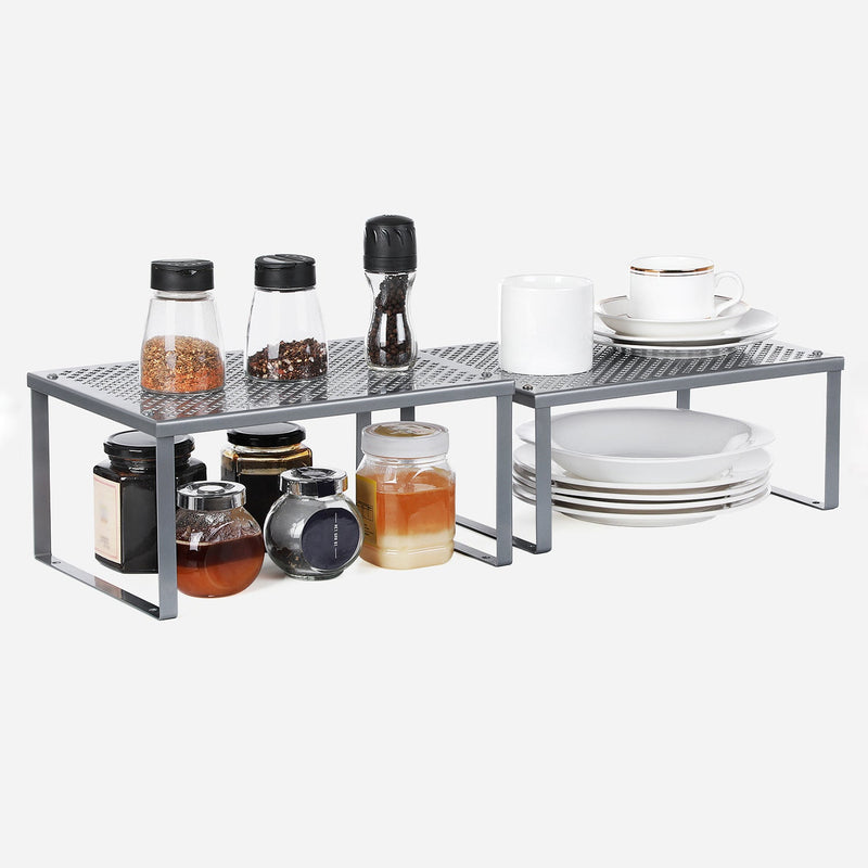 Køkkenopbevaring - Sæt med 2 - Metal Rack - Kitchen Boards - Stackable