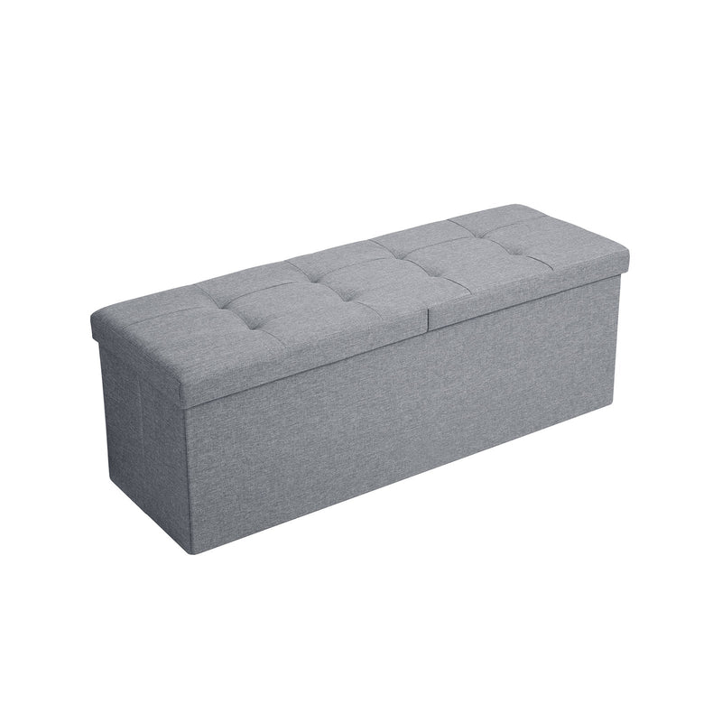 Sofa - siddeplads - foldning af sofa - linned - belastningskapacitet på 300 kg - lysegrå