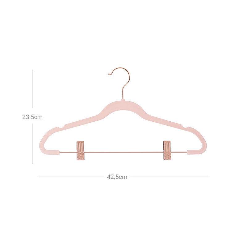 Kledinghangers - Hangers - Set van 24 - Antislip -  Lichtroze