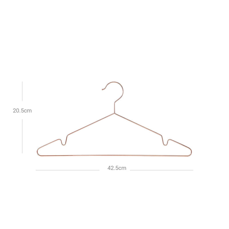 Klädhängare - Clothe Hanger - Chrome - Set of 20 - Pink