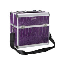 Make Up Suitcase - Cosmetics Suitcase - Make Up Storage - Cosmetics Case - Make Up Case - Purple