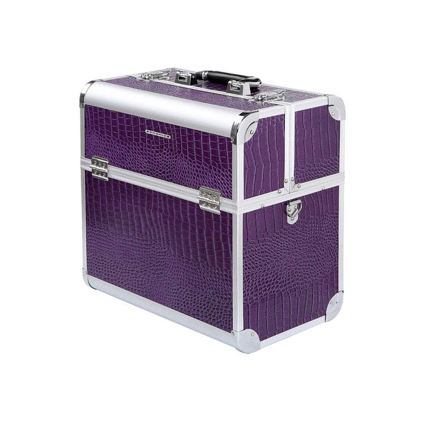 Make Up Suitcase - Cosmetics Suitcase - Make Up Storage - Cosmetics Case - Make Up Case - Purple