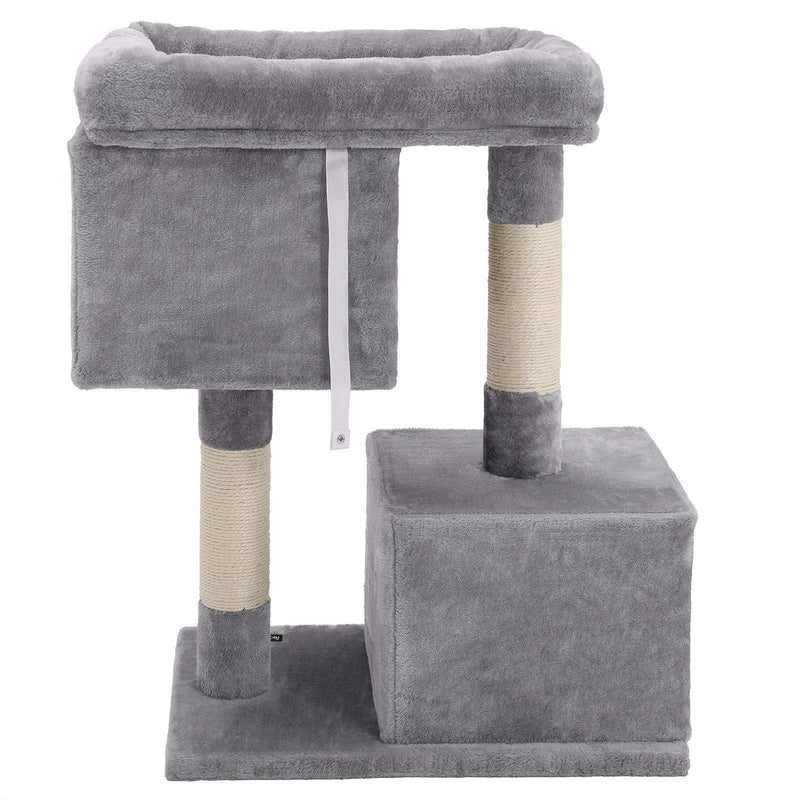 Scratching Post - Climbing Post - Cat Pole - Cat House - Light Grey