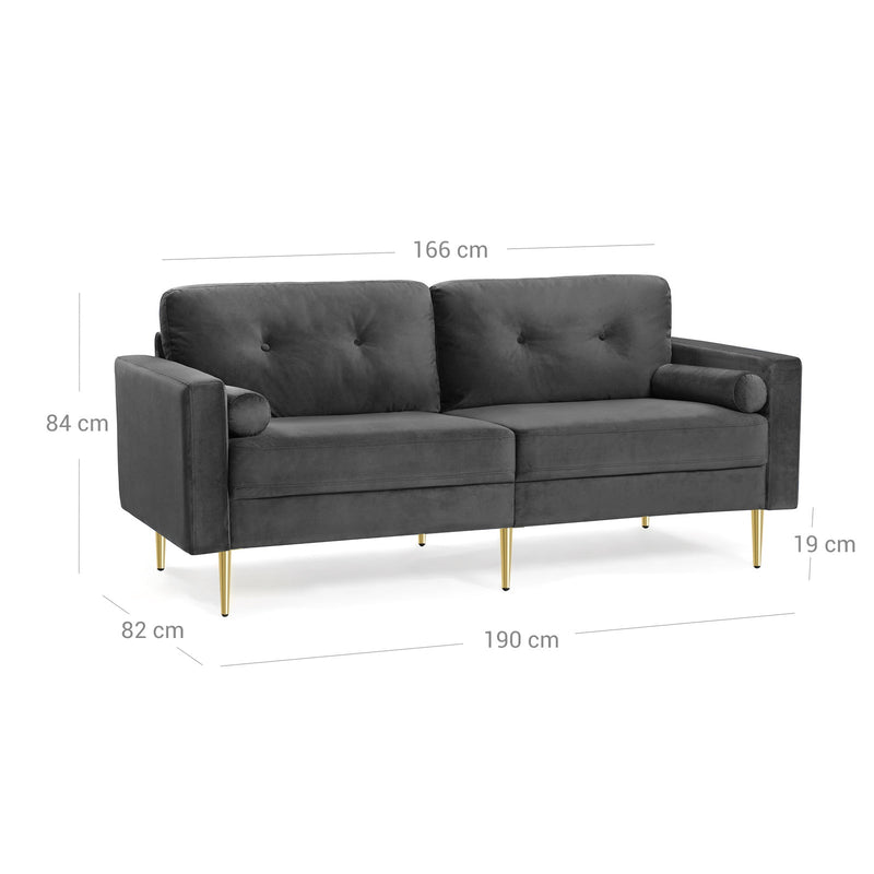 3 - Sofa de création - salon - gris