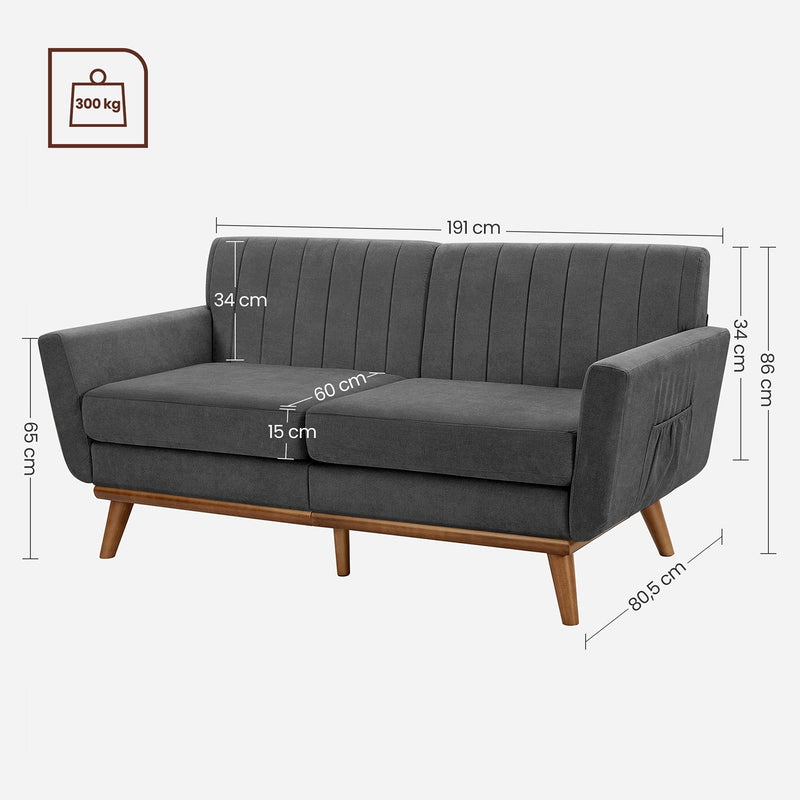 3 -Seater Sofa - Stue - Grå