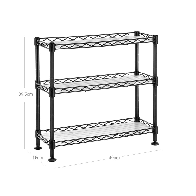 Herb Rack - Kitchen Rack - Depozitare de bucătărie - Blat - Organizare a Bucătăriei - Bătăi de baie - Negru