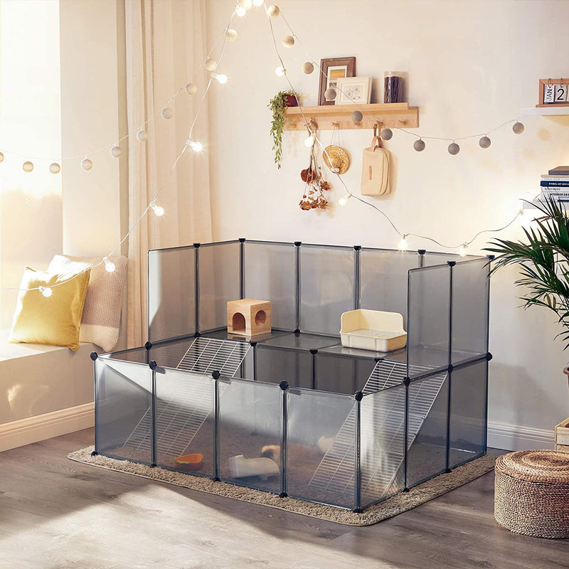 Animal House - Cage animale - séjour animal - Logement pour animaux - Gray