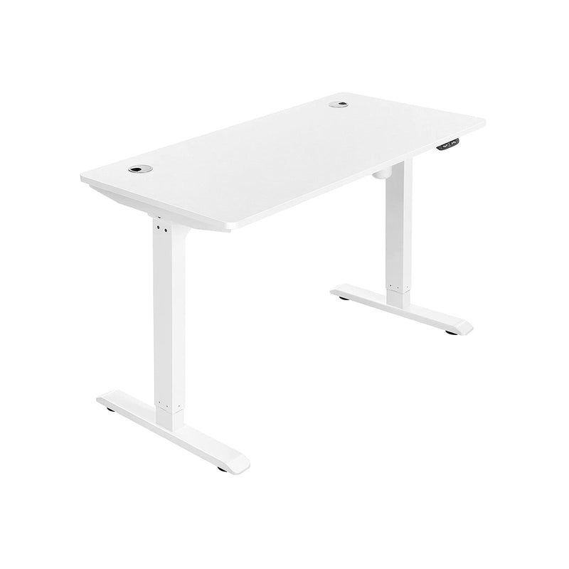 Elektrisch bureau - In hoogte verstelbare - Gemotoriseerd elektrisch - 120 x 60 x (73-114) cm - Wit