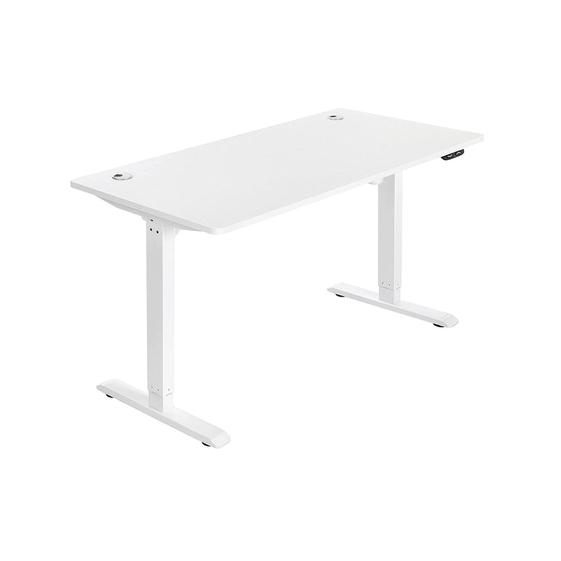 In hoogte verstelbaar - Bureau - Elektrisch verstelbaar - wit - 40 x 70 x (73-114) cm