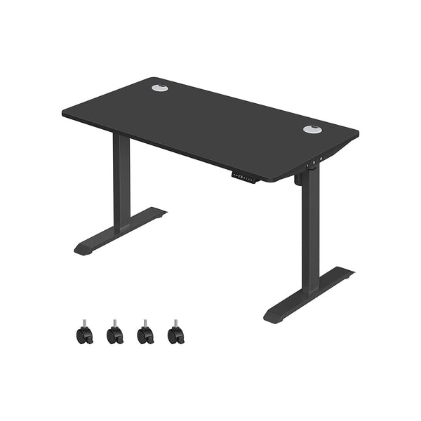 Hauteur -To -Be Desk - Bureau électrique - Bureau - 70 x 140 cm - Réglable sans pas sans pas - noir
