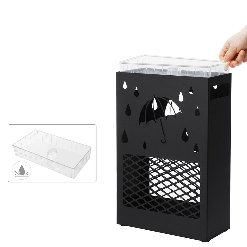 Cutie Umbrella - Metal Umbrella Box - dreptunghiular - negru