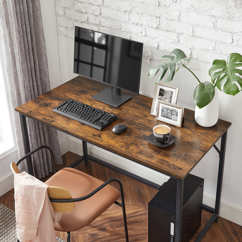 Bureau - Bureau informatique - Office Office - Table PC - Brown vintage / noir