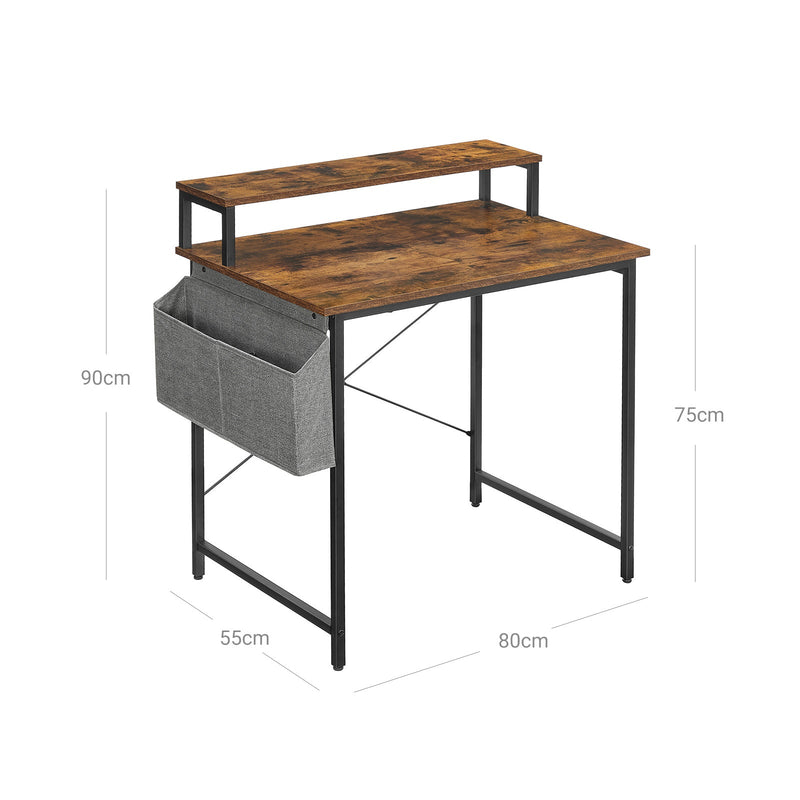 Bureau - Computer Office - Med Monitor Standard - Storage Bag - Justerbar POOTS - Industrial Design