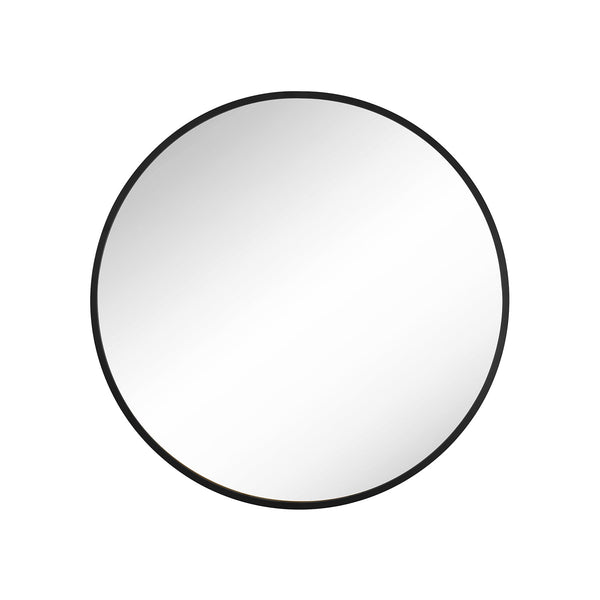 Wall Mirror - Round - Black Randing - 61 cm diameter