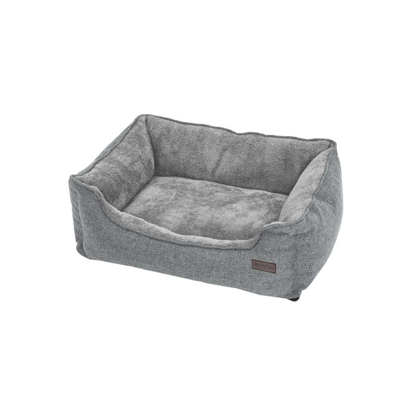 Panier de chien avec couverture amovible - Gray