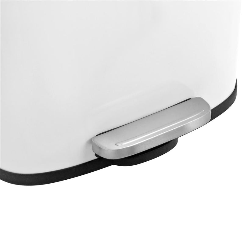 Coșul de gunoi - coșul de deșeuri - coșul de gunoi - softclose - cu pedală - 30 l - alb