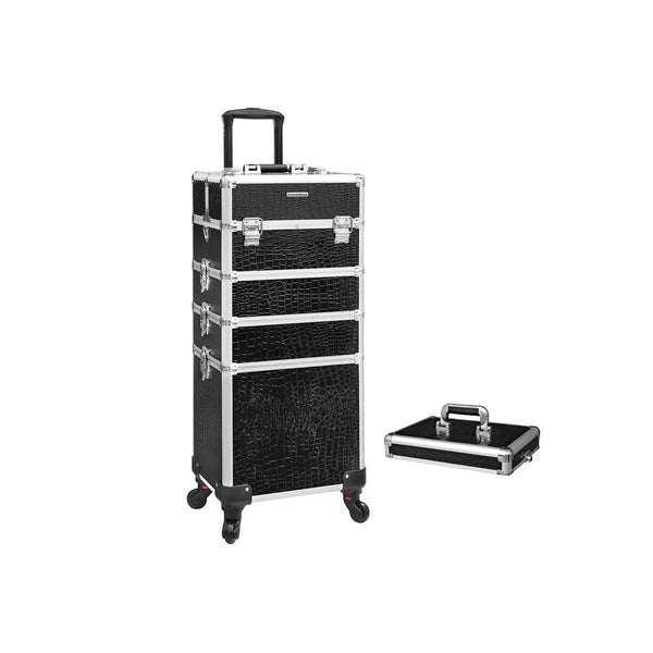 Make -Up Trolley - 1 skuffe - med hjul - sort