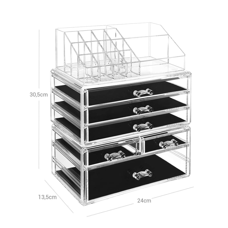 Kosmetik -organisator - Make -Up arrangør - Fra akryl