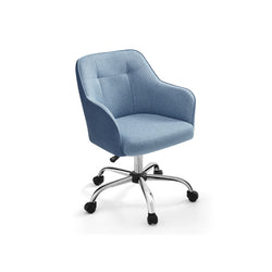 Scaun de birou - scaun de calculator - în înălțime reglabil - albastru