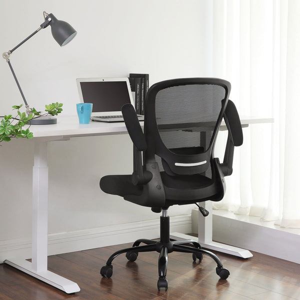 Scaun de birou - scaun de birou - scaun de calculator ergonomic - scaun de birou reglabil - negru