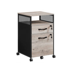 Ladeblok - Archive Cabinet - Office Cabinet - With Wheels - Grey /Black