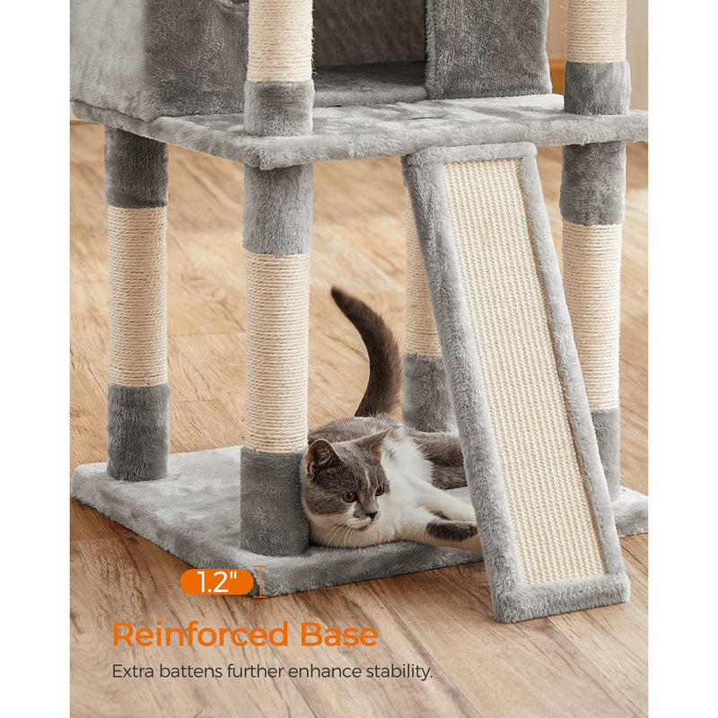 Xxl Scratching Post - 168 cm de haut - gris clair