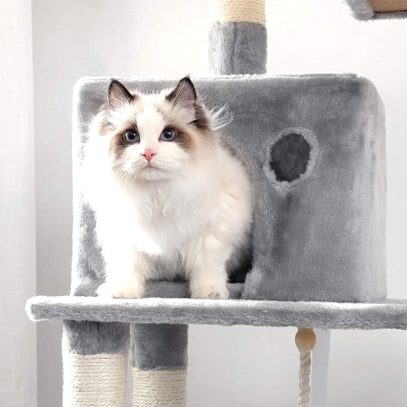 Cat Pole - Scratching Post - Cats House - Cats Panier - Cat Tree - Tree d'escalade - Gray