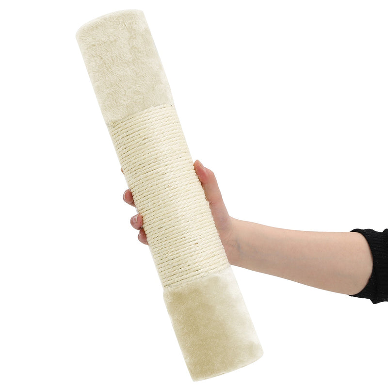 Scratching Post - Cats Sleep Spot - 2 huller - med platform - 84 cm - beige