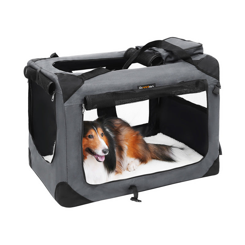 Hundväska - hundtransport - Animal Bag - Dog Box - Katten Box - Grey