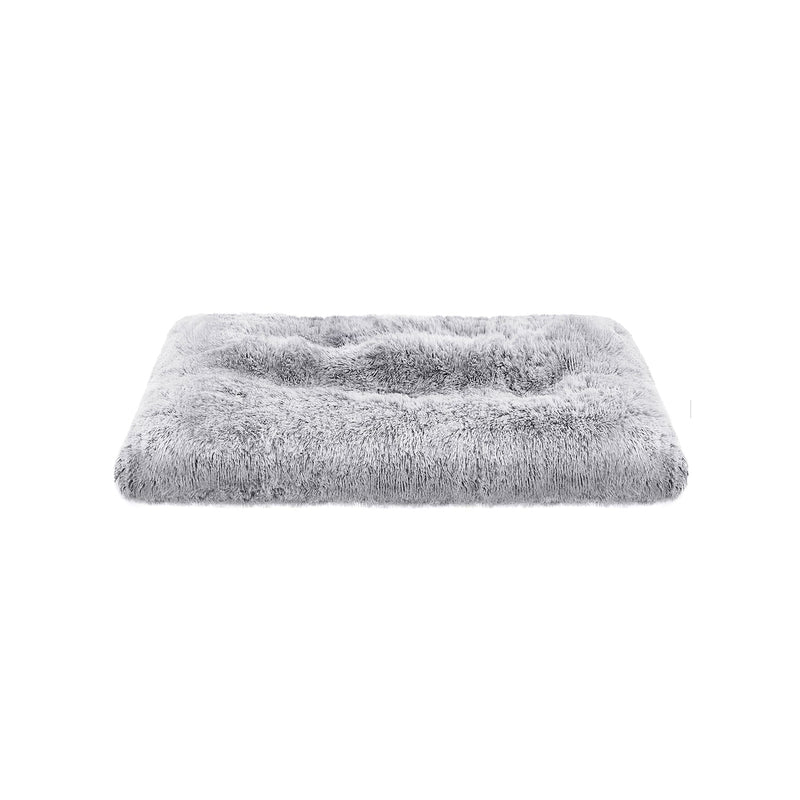 Lit de chien - Coussin de chien - tapis de chien sans dong - 122 x 74 cm - gris clair