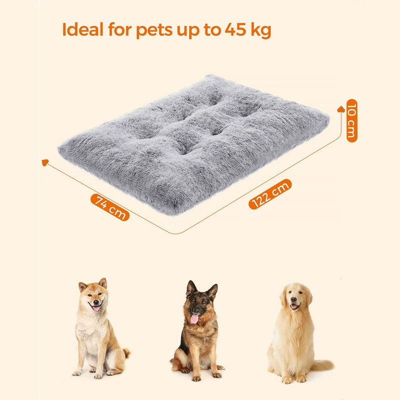 Hundeseng - Hundpude - Downy Dog Mat - 122 x 74 cm - Lysegrå