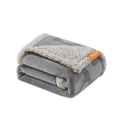 Couverture de chien imperméable - 101 x 73 cm - gris