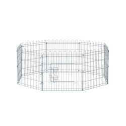 Box chiot - Cage pour lapins - argent