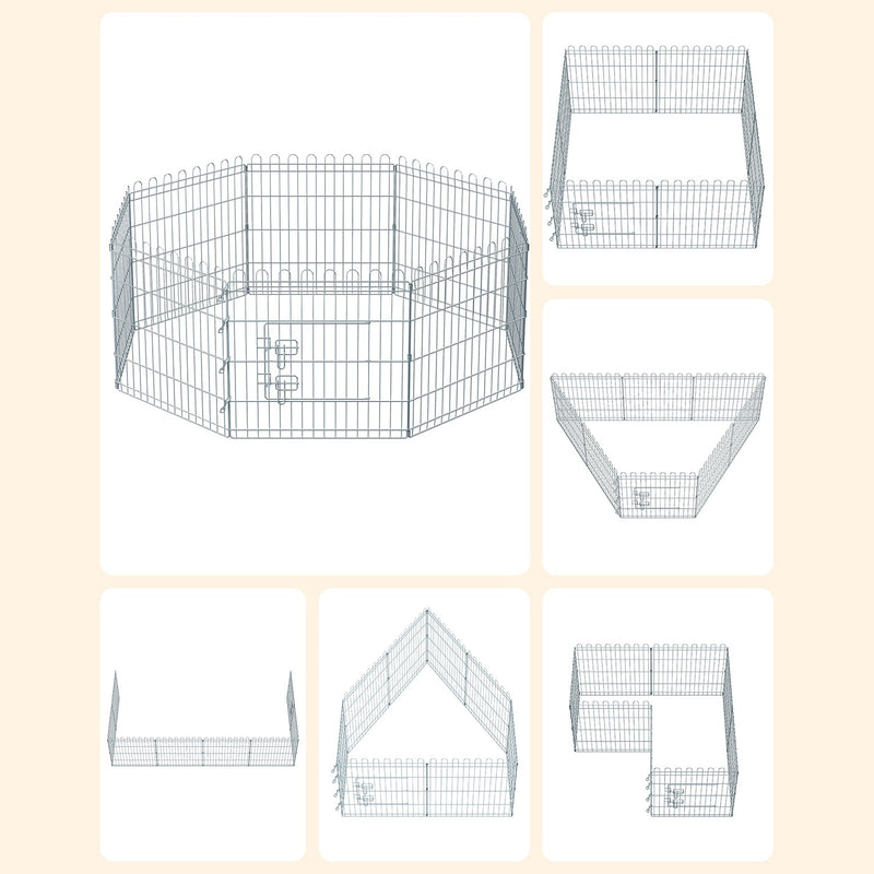 Valpbox - Cage for Rabbits - Silver