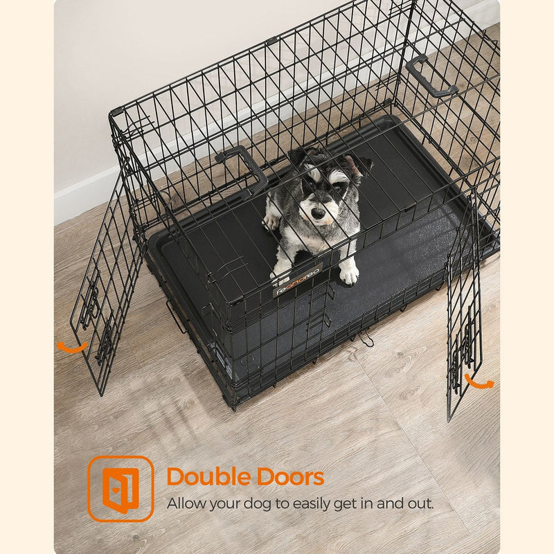 Hundbænk - Hund Cage - Hund Cage - Sort