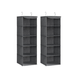 Ophangbare kast - Set van 2 - hangende organizers - Grijs