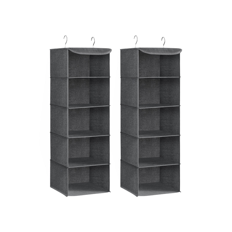 Ophangbare kast - Set van 2 - hangende organizers - Grijs