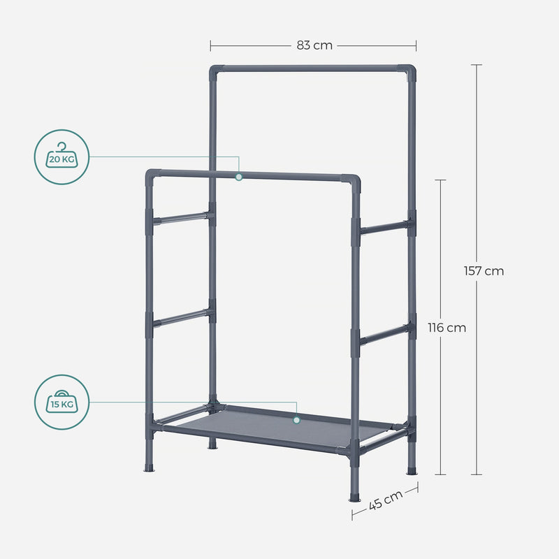 CONTING RACK - STRAFET POAT - STAPTAFEA DE DEPOZITARE - Dulap - Gri