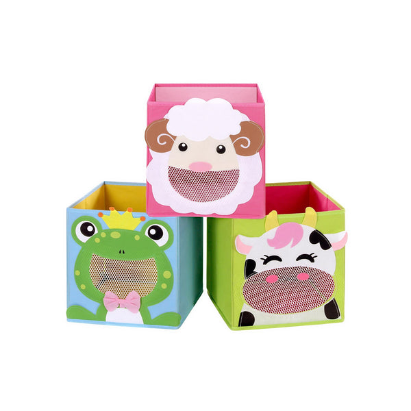 Boîtes de rangement - Ensemble de 3 - Organisateur de jouets - Enfants