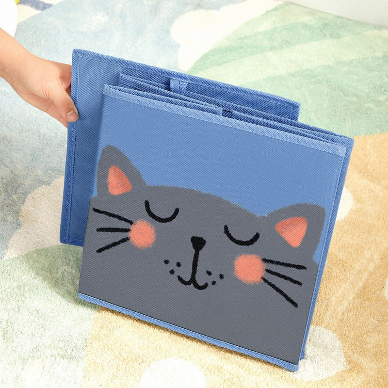 Ensemble de 3 boîtes pliantes pour les enfants - boîtes de rangement - Animaux