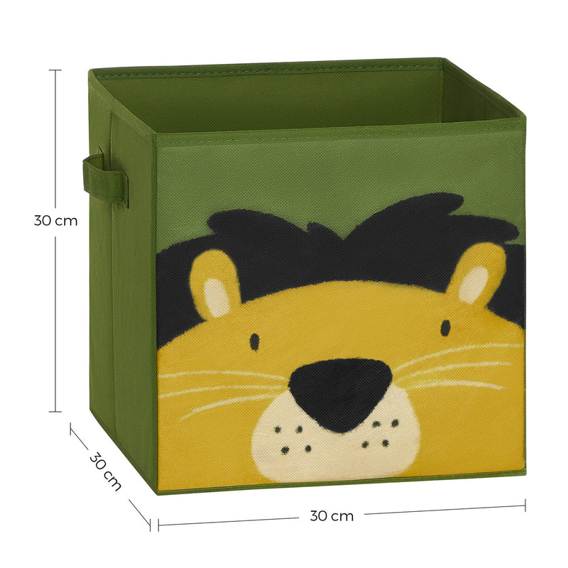 Ensemble de 3 boîtes pliantes pour les enfants - boîtes de rangement - Animaux