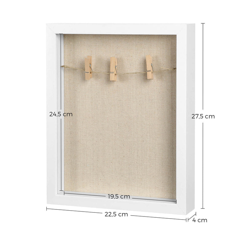 Shadow Box Frame - Watkers en Stick Pins - För DIY -hantverk