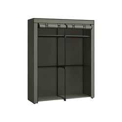 Armoire - armoire pliable - armoire en tissu - étagères réglables - vert