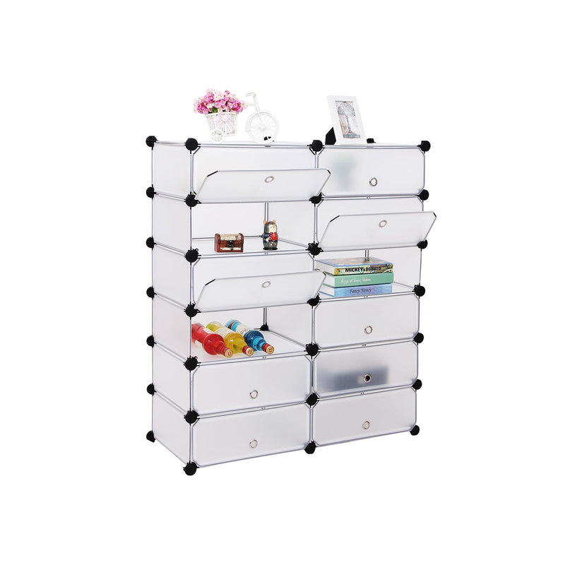 Shoe Rack med 6 nivåer - Shoe Storage - Rectangular Rack System - Perspirant