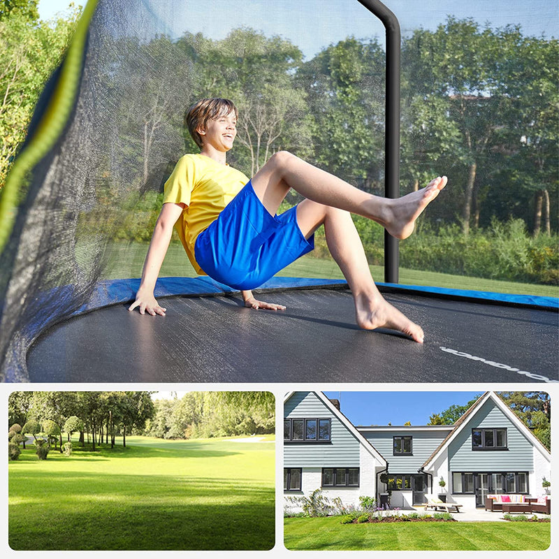 Trampoline - Met veiligheidsnet en ladder - 305 cm - Donkerblauw